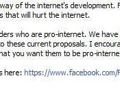 Mark Zuckerberg contre SOPA PIPA