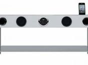 Meuble SoundStand avec ampli, enceintes connecteurs pour iPhone intégrés